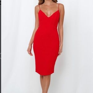 HelloMolly red dress.